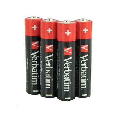 Verbatim Jednorazowa alkaliczna baterie AAA, 4-pack