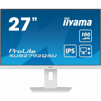 IIYAMA Monitor 27 cali ProLite XUB2792QSU-W6 IPS QHD HAS 100Hz USB SLIM Sklep KOZIENICE RADOM