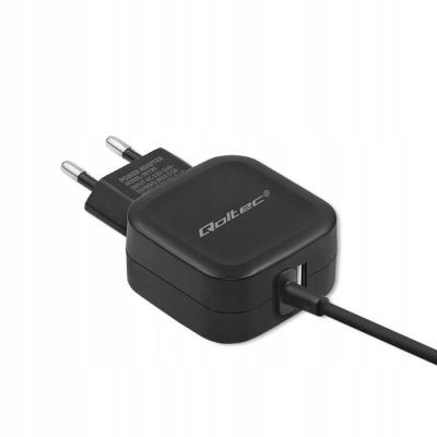 Qoltec Ładowarka sieciowa 17W 5V 3.4A USB + USB typ C