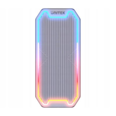 Unitek Obudowa dysku M.2 SSD NVMe/SATA 10Gbps RGB