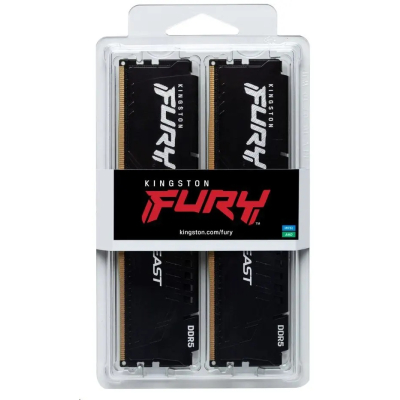 Kingston Pamięć DDR5 Fury Beast Black 16GB(2* 8GB)/6000 CL36 EXPO