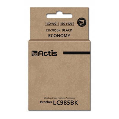 Tusz ACTIS KB-985Bk Brother LC985BK; Standard;czar