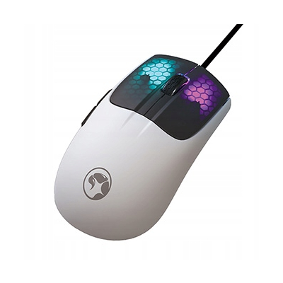 Marvo M727 Mysz przewodowa, biała, 12000DPI