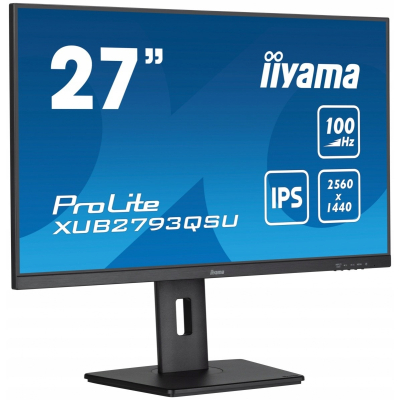 IIYAMA Monitor 27 cali ProLite XUB2793QSU-B6 IPS QHD HAS 100Hz HDMI DP USB Sklep KOZIENICE RADOM