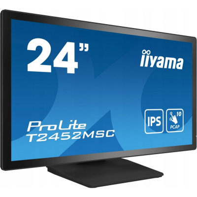 IIYAMA Monitor 23.8 cala T2452MSC-B1 10 PKT. POJ IPS HDMI DP