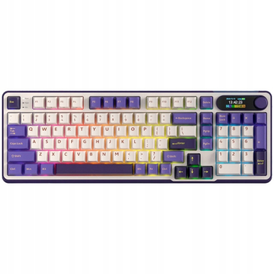 ROYAL KLUDGE RK-S98 Blackberry Mousse Gaming Keyboard Chartreuse switch