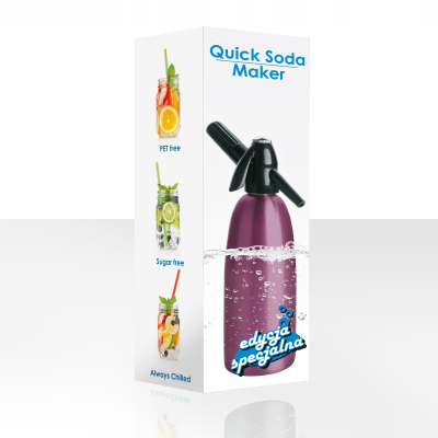 SATURATOR QUICK SODA SA-01H FIOLETOWY 1L SPECIAL E