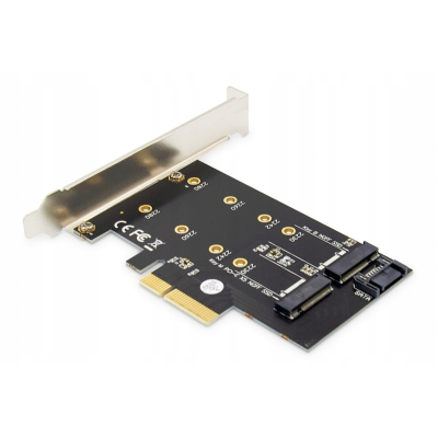 Digitus Kontroler M.2 NGFF/NVMe SSD PCIe3.0 SATA