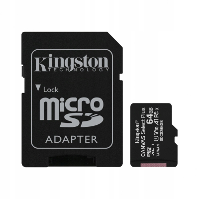 Kingston Karta microSD 64GB Canvas Select Plus