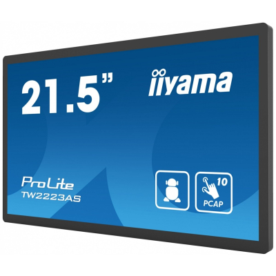 IIYAMA Monitor ProLite 21.5 cala TW2223AS-B2 POJ. 10PKT. 24/7 ANDROID