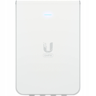 UBIQUITI UniFi U6 Access Point, In-Wall, Wi-Fi 6 AX5400 5x GE