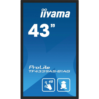IIYAMA Monitor 43 cale TF4339AS-B1AG IPS 4K HDMI DP RJ45 ANDROID 24/7