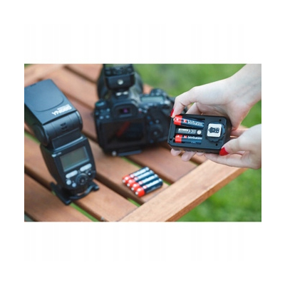 Verbatim Jednorazowa alkaliczna baterie AA, 4-pack