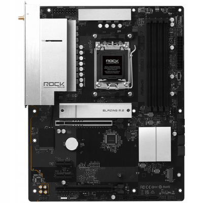ASROCK MB Desktop B850 Rock WiFi 7, AM5, 4x DDR5, 1x PCIe 5.0 x16,
