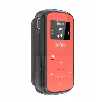 SANDISK Odtwarzacz MP3 Clip Jam 8GB Radio Czerwony