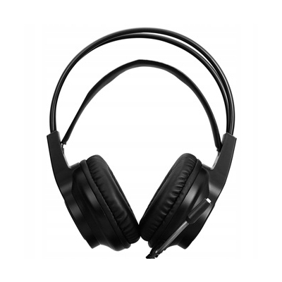 Marvo HG8935 słuchawki z mikrofonem, przewodowa, czarna, podświetlona, USB