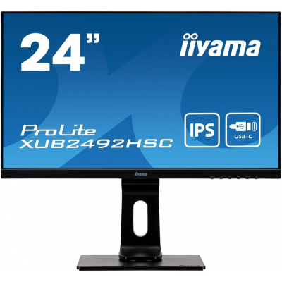 IIyama Monitor 24 cale XUB2492HSC-B IPS, FHD, USB SKLEP KOZIENICE RADOM