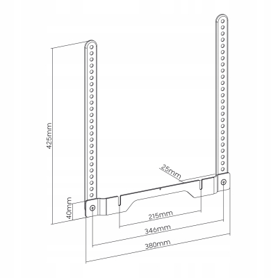 Maclean Uchwyt VESA do TV na Sonos Ray, 2kg, MC-975