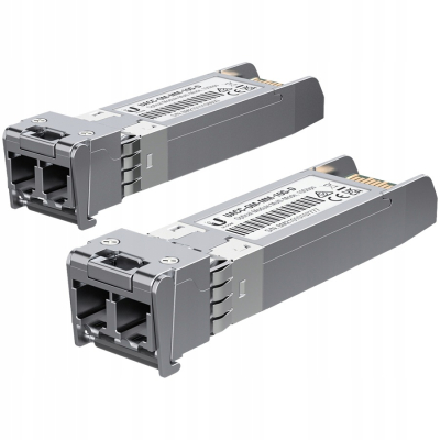 UBIQUITI zestaw 20 wkładek SFP+ (10G), MM, dual-fiber, 300 m, LC
