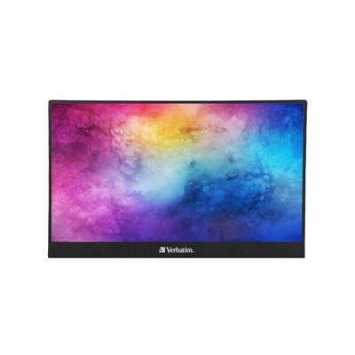 Verbatim monitor przenośny, PM-14, 14", Full HD (1920x1080), 60Hz, czarny