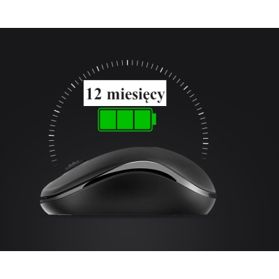Mysz bezprzewodowa Rapoo M10 PLUS Czerwona 2,4GHz