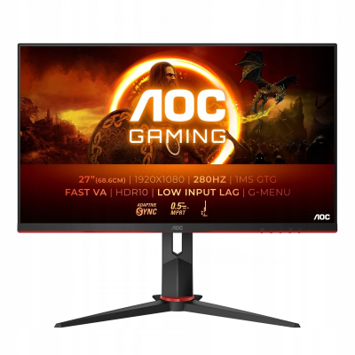 AOC Monitor 27G2ZN3 27 cali Fast VA 280Hz HDMIx2 DP