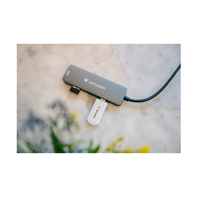 Verbatim USB flash disk, USB C, 64GB, Plectra, biały, 30228, USB C