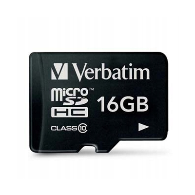 Verbatim Karta pamięci Micro Secure Digital Card Premium 16GB micro SDHC