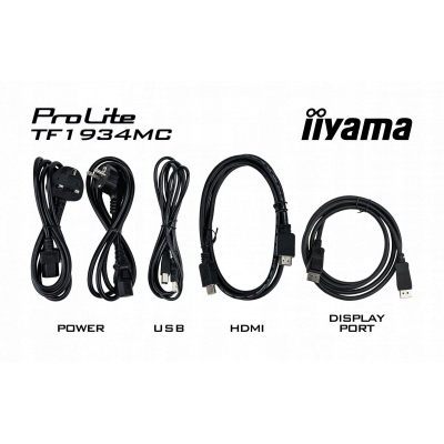 IIYAMA Monitor 19 TF1934MC-B7X IPS, poj. 10pkt. HDMI DP 5:4 IP65
