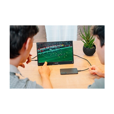 Verbatim przenośny monitor dotykowy, LIGHT, 14