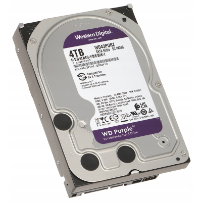 Western Digital Dysk twardy WD Purple 4TB 3,5 256 MB 5400RPM WD43PURZ
