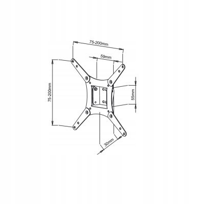 UCHWYT DO TV/monitora 17-32 20KG AR-58 ART reg.w p