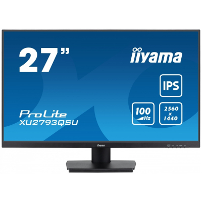 IIYAMA Monitor 27 cali ProLite XU2793QSU-B6 IPS QHD 100Hz HDMI DP 2x2W USB Sklep KOZIENICE RADOM