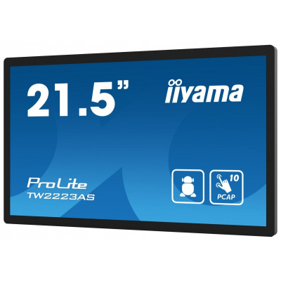 IIYAMA Monitor ProLite 21.5 cala TW2223AS-B2 POJ. 10PKT. 24/7 ANDROID