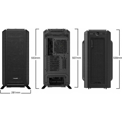 BE QUIET! Obudowa SILENT BASE 802 Window Black BGW39