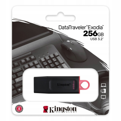 Kingston Pendrive Exodia 256GB USB3.2 Gen1