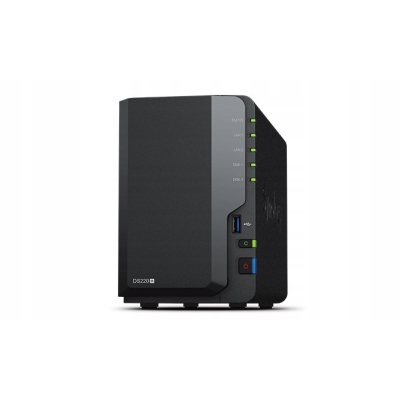 Synology NAS DS220+ 2x0HDD 2GB 2,9Ghz 2xRJ45 USB3