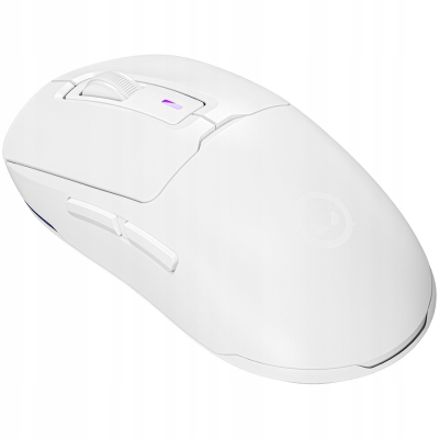 LORGAR Mysz Gamingowa MSA10W, Bezprzewodowa, Biała