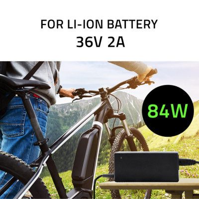 Qoltec Ładowarka do baterii roweru elektrycznego 36V 42V 2A 5.5*2.1