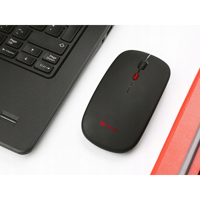 BEZPRZEWODOWA MYSZ MYSZKA NANO USB OPTYCZNA CZARNA BLUETOOTH KOMPUTEROWA