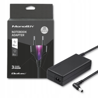Qoltec Zasilacz do Acer 65W 19V 3.42A 5.5*2.5 +kabel zasilający 50016