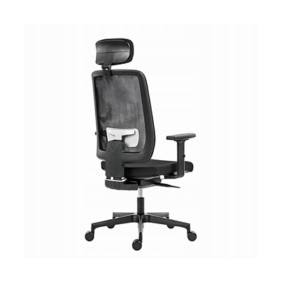 Powerton ERGO LUCIE Ergonomiczny fotel biurowy, Czarny