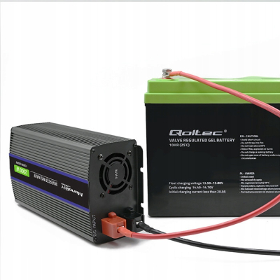 Qoltec Przetwornica Monolith 2000 MS Wave 12V/230V 1000/2000W USB
