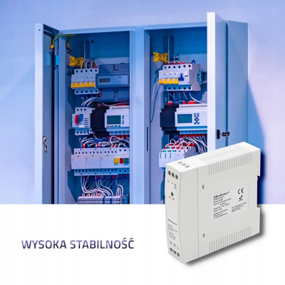 Qoltec Zasilacz na szynę DIN 10W 12V 0.83A Biały Slim