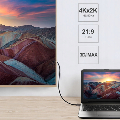Unitek kabel optyczny HDMI 2.0 AOC 4K 60Hz 70 m