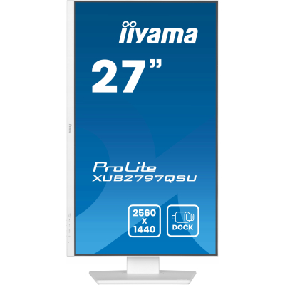 IIYAMA Monitor 27 cali XUB2797QSU-W2 IPS HDMI DP 100Hz QHD 300cd