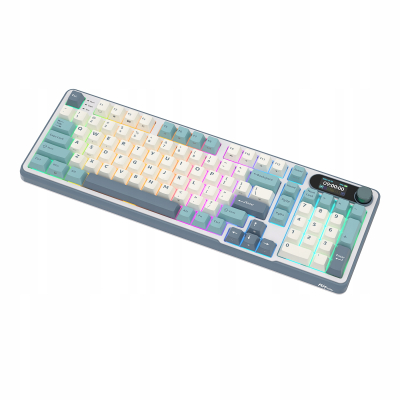 ROYAL KLUDGE RK-S98 Light Cloud Gaming Keyboard Chartreuse switch