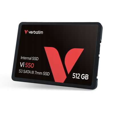 SSD Wewnętrzny Verbatim Vi550, 49352, 512GB, czarny, SATA III