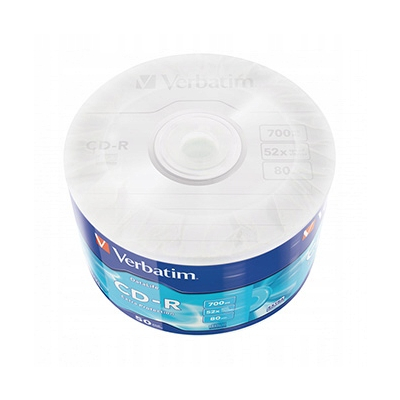 Verbatim CD-R Extra Protection 50-pack 700MB 52x 80min. 12cm wrap