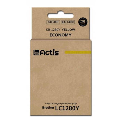 Tusz ACTIS KB-1280Y (zamiennik Brother LC1280Y; St